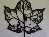 Déco murale feuilles d'automne — photo 2