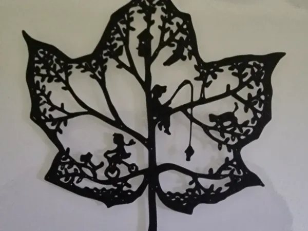 Déco murale feuilles d'automne