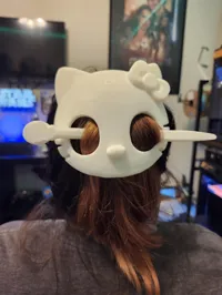 Hello Kitty Hair Pin with support