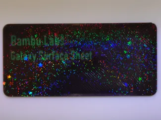 Build plate swatches