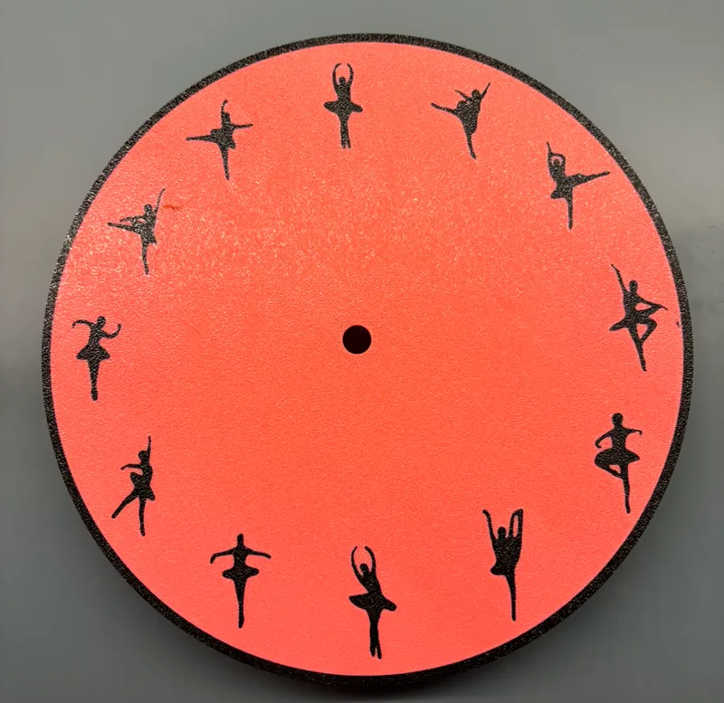 Ballerina Wanduhr ( Ballerina wall clock )