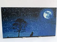 Loup hurlant à la lune — HueForge — photo 2