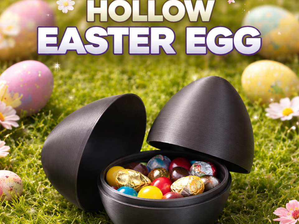 Hidden Storage Easter Egg | Easy 3D Print