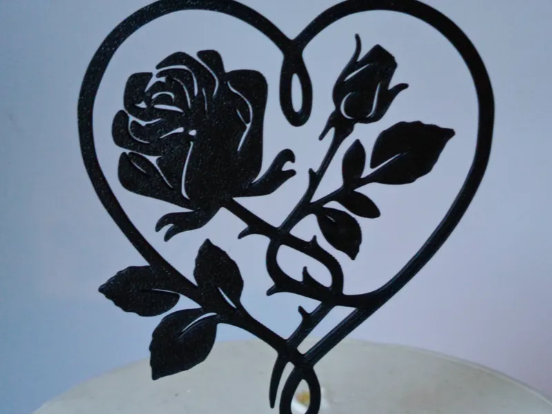 cake topper rose
