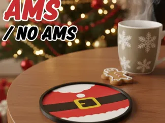 Posavasos Navideño Santa Claus (Papá Noel)