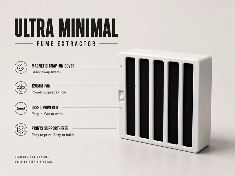 Ultra Minimal Fume Extractor