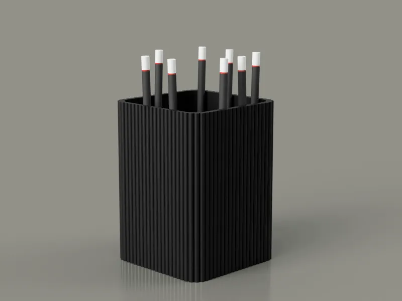 Squared Modern Pencil Holder