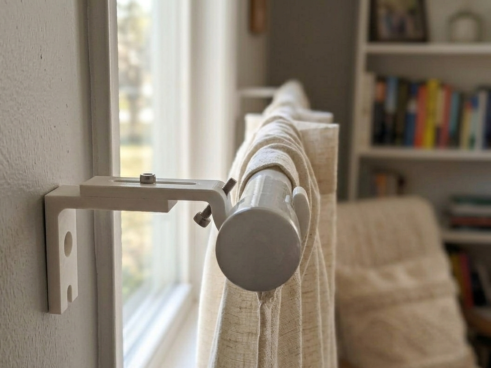 Adjustable Curtain Rod Bracket