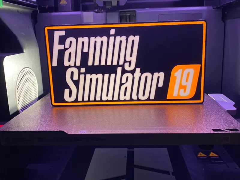 Farming/Landwirtschafts Simulator 19 Leuchtschild