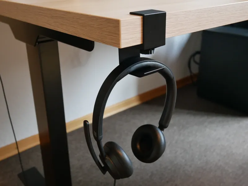 Headphone Holder IKEA Lagkapten / 34mm Thickness