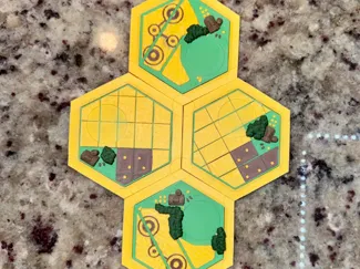 Settlers of Catan Wheat Variations (Colorized)