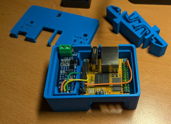Boîtier pour Radxa Rock Pi et module RS485