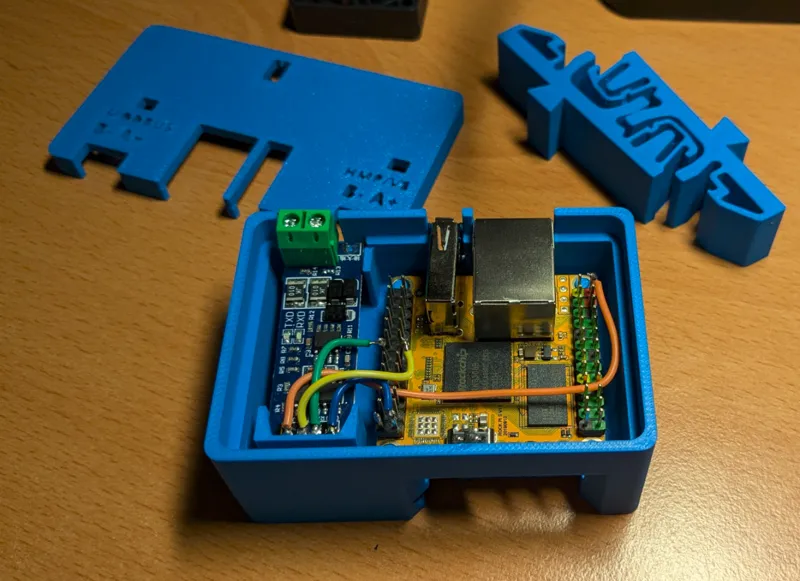 Case for radxa rock pi  +  UART to RS 485, MAX485 