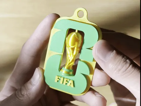 Rotating World Cup 2026 Keychain (Customizable) view 3