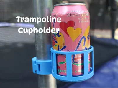 Clip-on Trampoline Cupholder