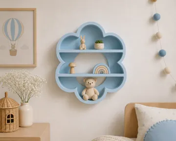Estante o repisa: Flower Shelf – Kids Room Shelf | Wall & Tabletop — vista de referencia 5