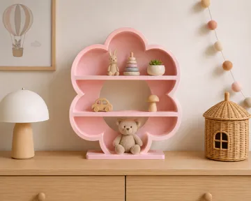 Estante o repisa: Flower Shelf – Kids Room Shelf | Wall & Tabletop — vista de referencia 3