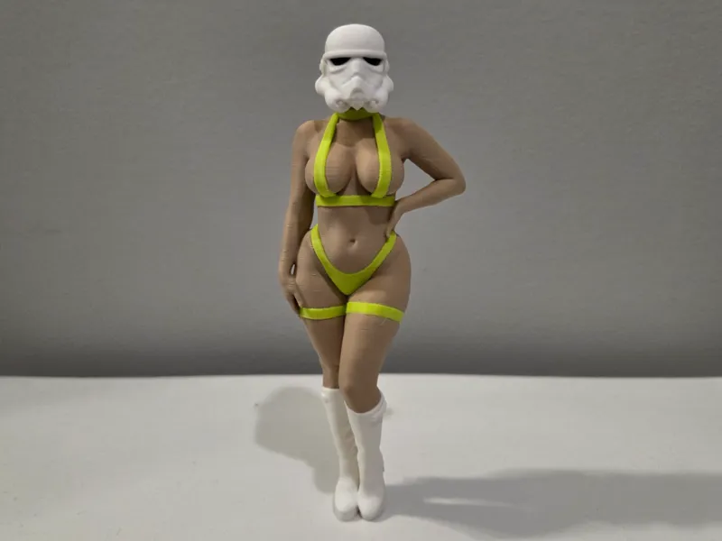Stormtrooper Figurine - Fantasy Neon Cosplay