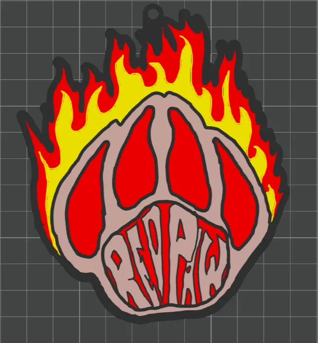Red Paw by Izzy