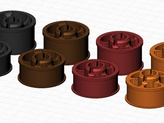 Dischi flangiati per miniz rwd 1/28 19mm