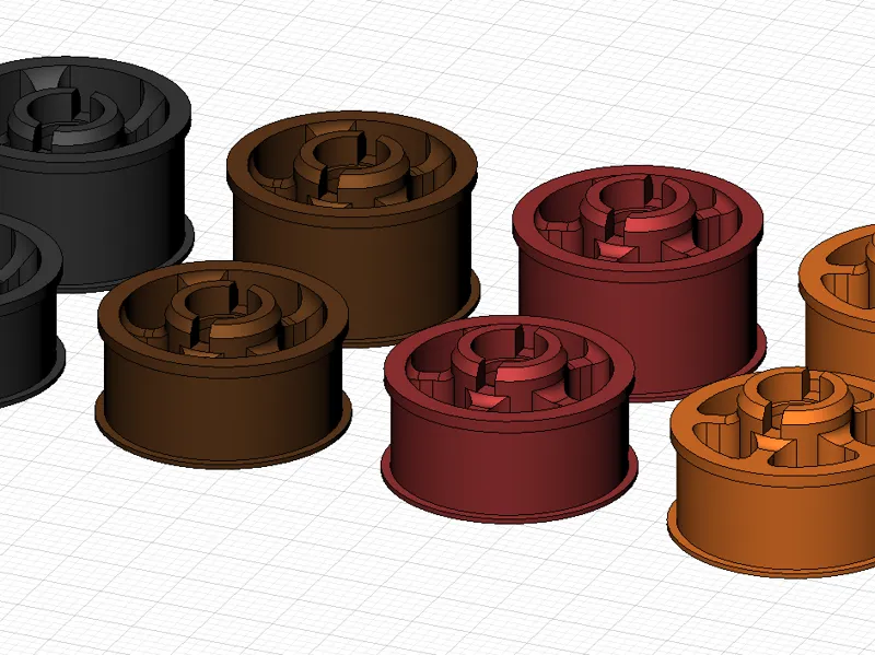 Dischi flangiati per miniz rwd 1/28 19mm