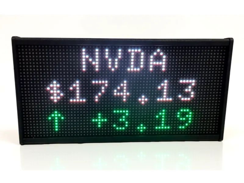 Matrix Portal Single Matrix –RGB LED Stock Ticker