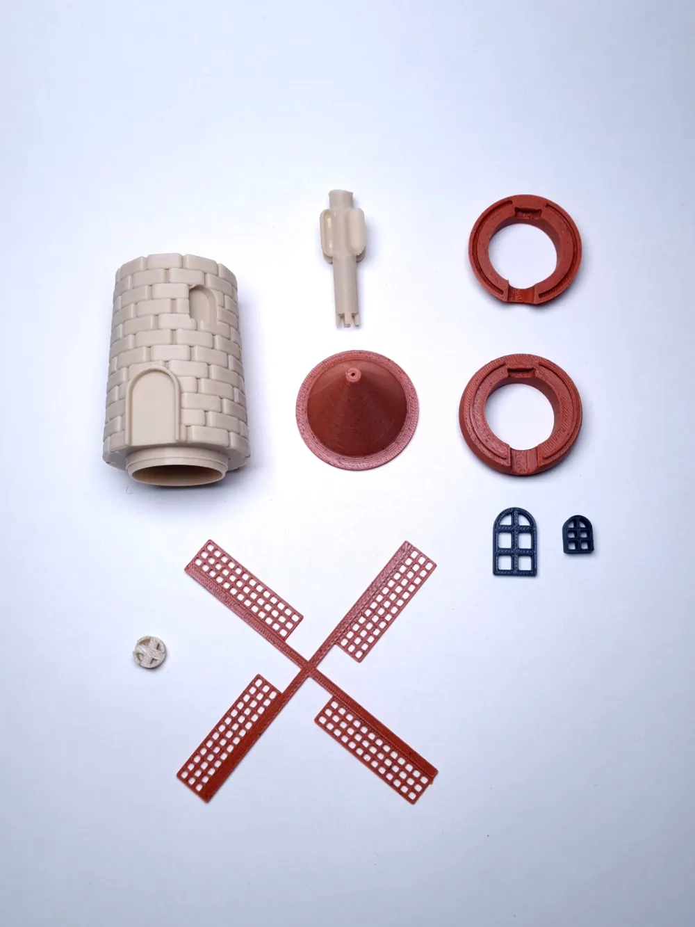 RootMill - Water-Powered Windmill Plant Accessory - Free 3D Print Model ...