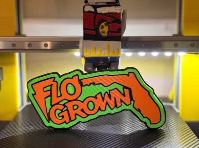 Flo grown no ams wall art Florida Grown