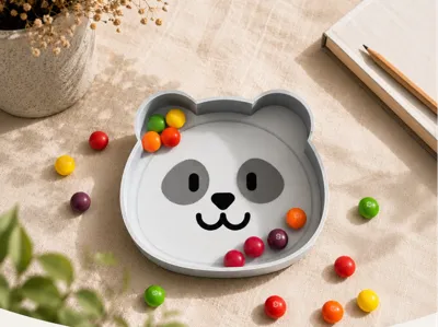 Cute Panda Catch-All Tray