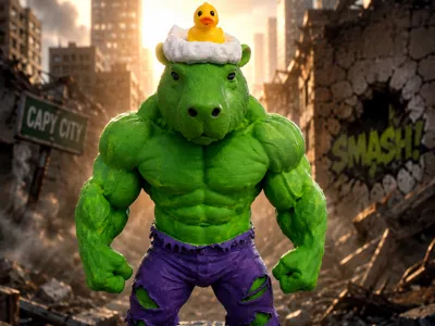 HulkCapy – The Incredible Capybara