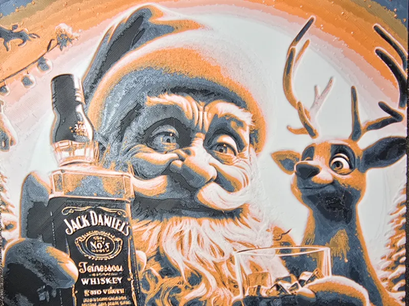 Santa & Jack Daniel's 200x200