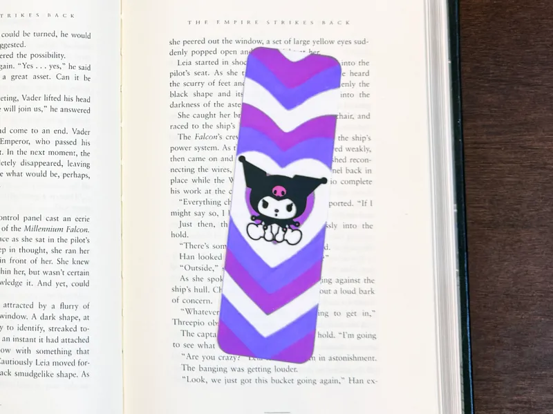 Kuromi Heart Bookmark
