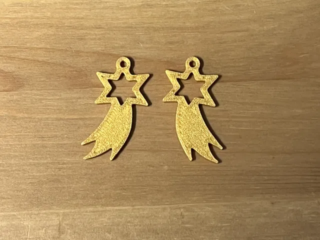 shooting star earrings