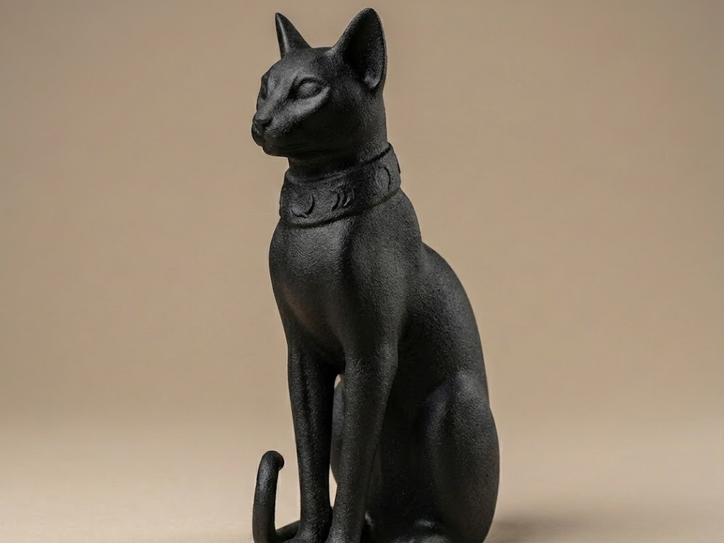 Sitting Egyptian Cat