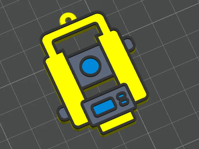 Geodetic keychain