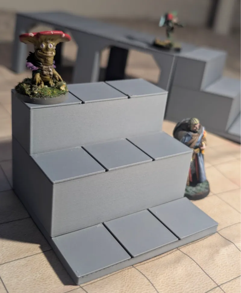 RPG Grid Terrain - Stairs