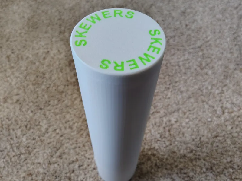 Bamboo Skewer Jar