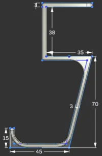 38mm - 0.16mm layer, 3 walls, 15% infill