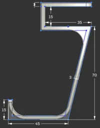 15mm - 0.16mm layer, 3 walls, 15% infill