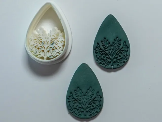 Ornamental Polymer Clay Cutter Earrings Necklace