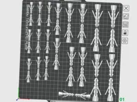15% infile dowel set 20 dowels per plate