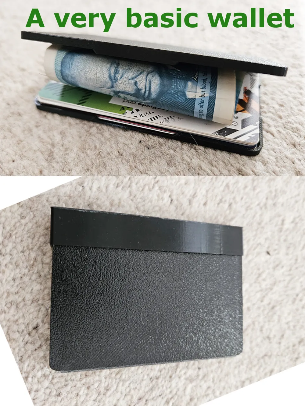 A very basic wallet by Drahnol MakerWorld: Download Free 3D Models