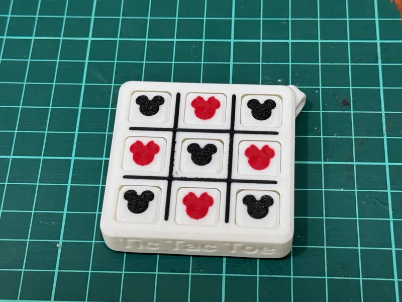 TicTacToe Keychain - Mickey Head (Remix)