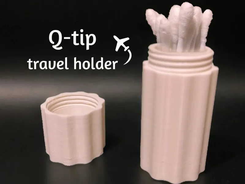Q-tip (cotton swab) holder