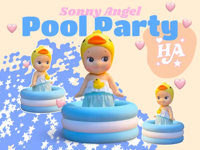 Sonny Angel Pool Party Stand Base No AMS Fast