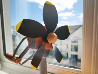 RevWind V2 Fully 3D printed fan (No screws/glue)