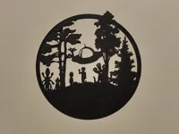 Paysage extraterrestre mural — photo 2