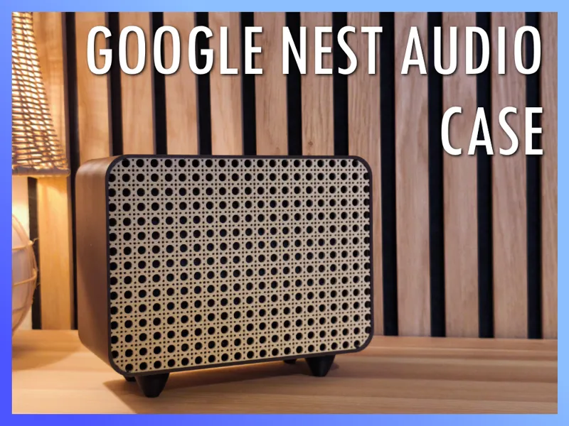 Google Nest Audio Retro Case – Mid-Century Edition