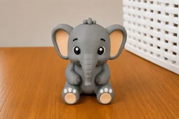 Accesorio para impresora 3D: Cute Baby Elephant - AMS or Colour Ready — vista de referencia 5