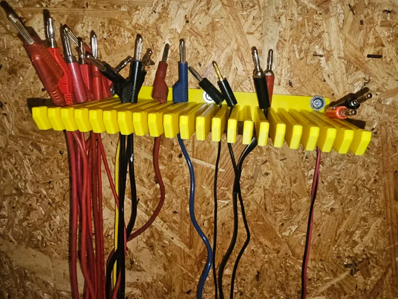 Test leads cable holder